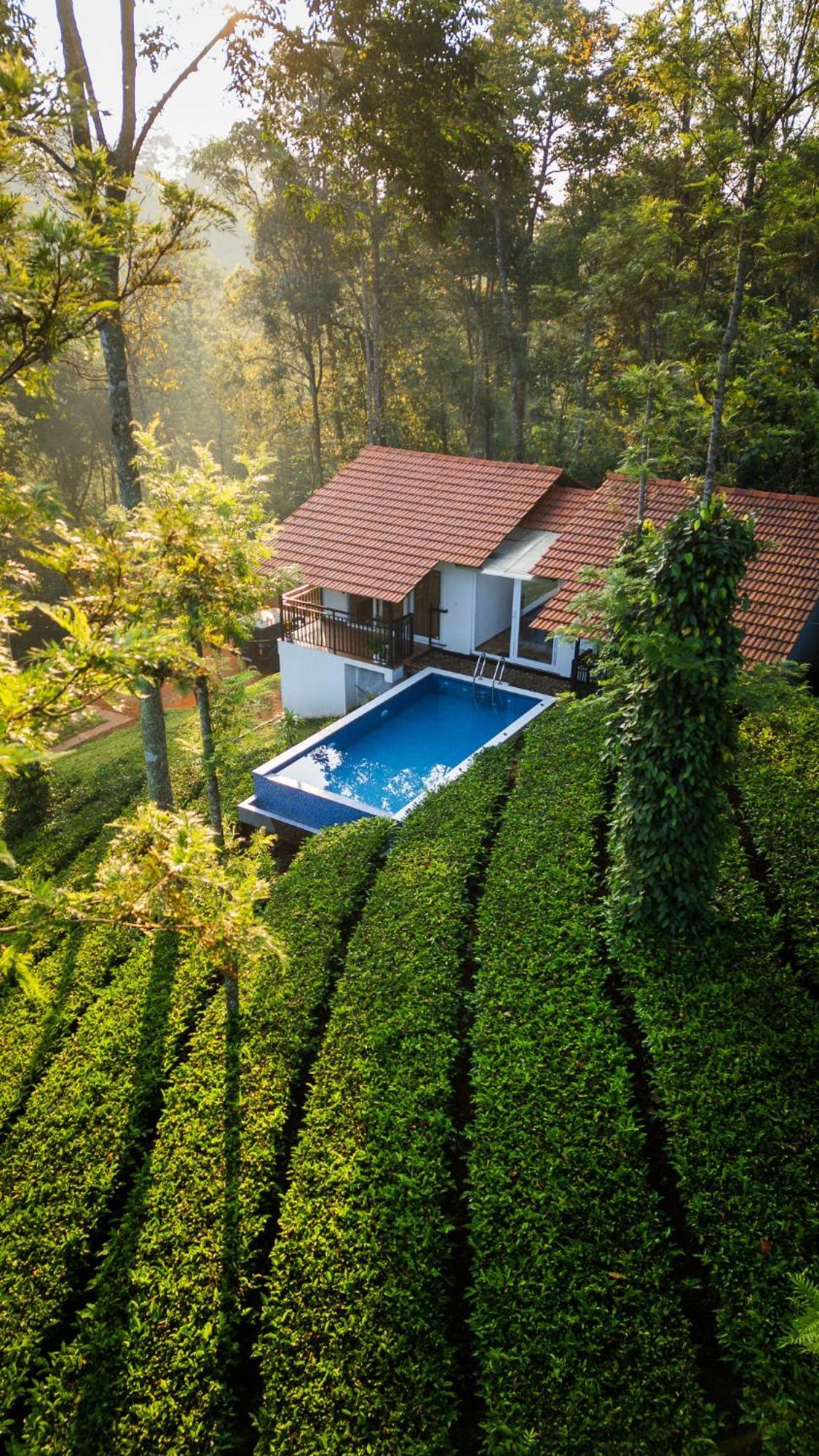 Tealawn Pool Villa, ムンナール エクステリア 写真
